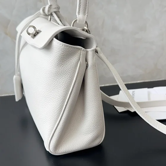 Balenciaga Rodeo Mini Tophåndtag Bag Hvid Tophåndtag