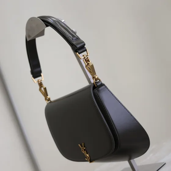 YSL Voltaire Mini Top Handle Bag Dark Gray Top Handle
