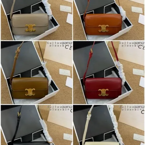 Celine Triomphe Multicolor 21cm Bolso bandolera