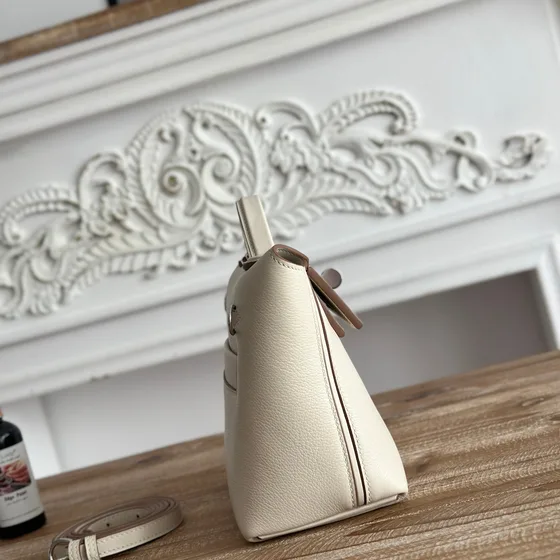 Hermes 24 24 White Top Handle