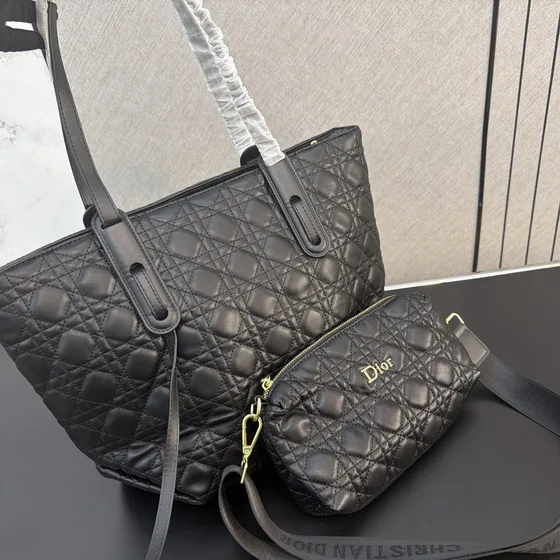 Dior Dior Toujours Tote Hitam Tote Bag