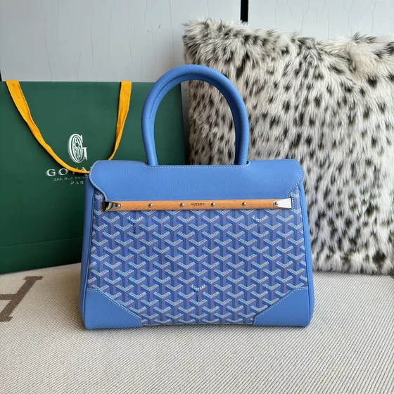 Goyard Saigon Sky สีฟ้า Top Handle