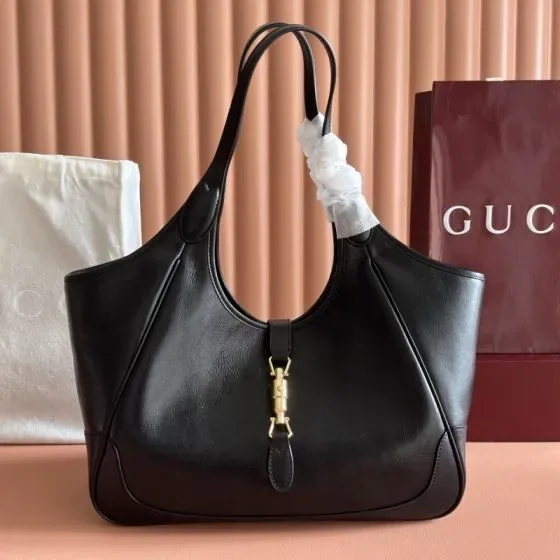 Gucci Gucci Jackie 1961 Medium Tote Bag Black Hobo