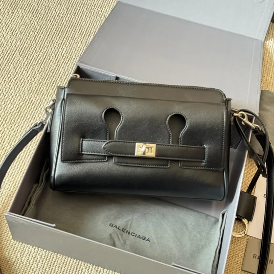 Balenciaga Lindsay Small Sac épaule Noir Sac épaule