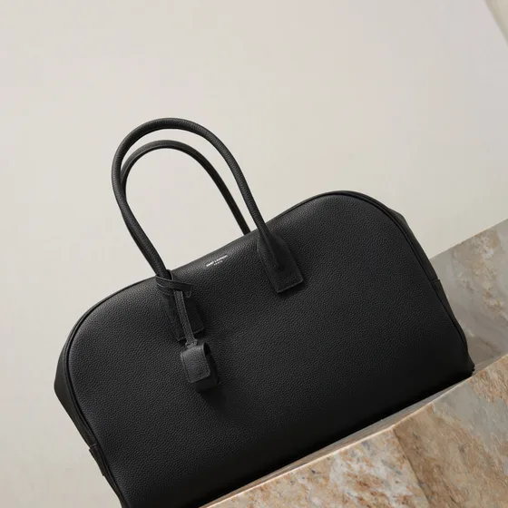 YSL Duffle Bag Black Top Handle
