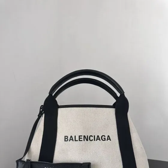 Balenciaga Cabas White Tote Bag