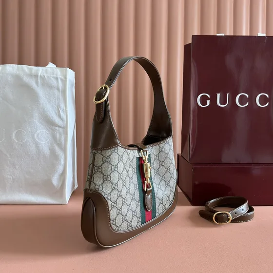 Gucci Jackie 1961 Small Hobo Bag Be/Nâu Hobo