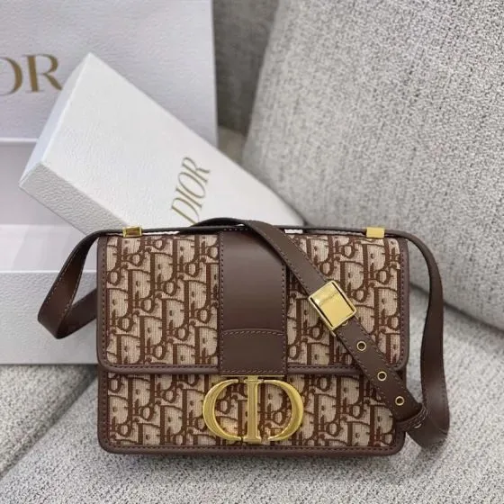 Celine 30 Montaigne Brown Crossbody