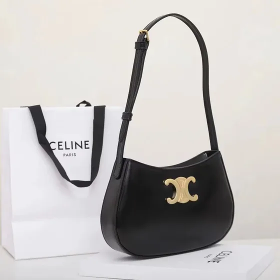 Celine Triomphe Negro Bolso bandolera
