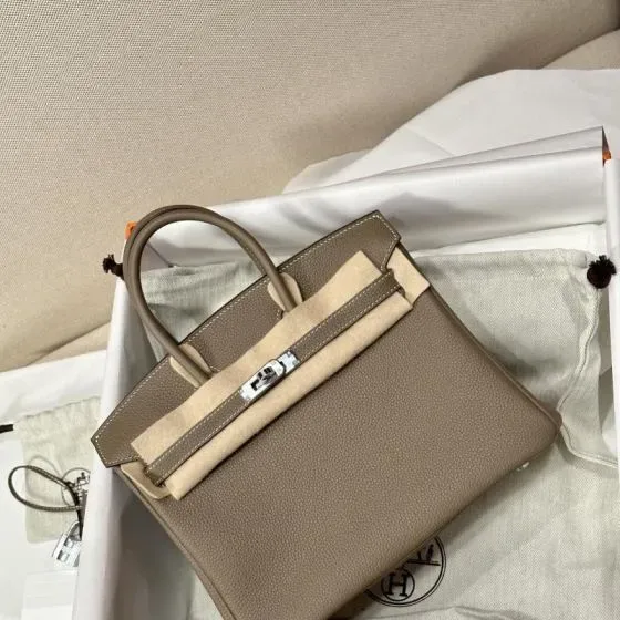 Hermes Birkin Gray Top Handle
