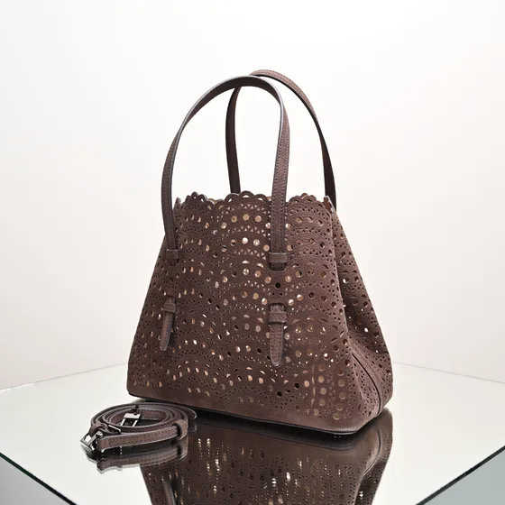 Burberry Mina 25 Small Bag Brown Top Handle
