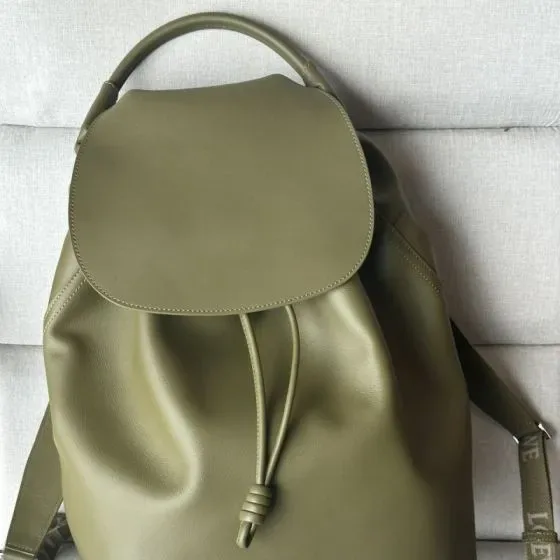 Loewe Bounce Backpack Avocado Green Backpack