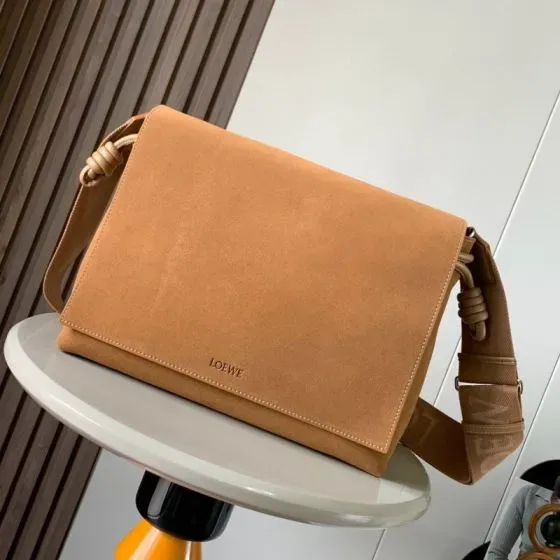 Loewe Flamenco Satchel Warm Desert Crossbody
