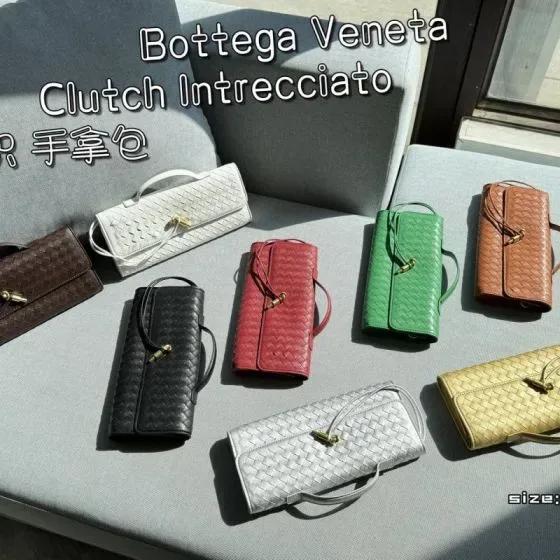 Bottega Veneta Clutch Intrecciato Multicolor Clutch