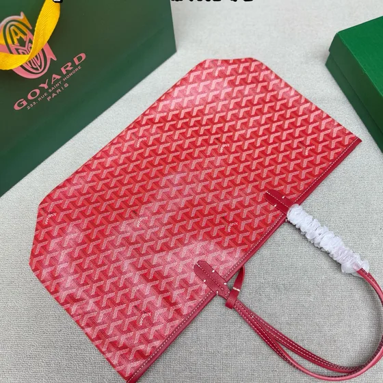 Goyard Saint Louis Hitam & Coklat Tote Bag