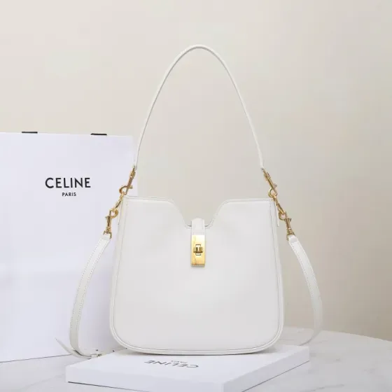 Celine Camille 16 Soft White Shoulder Bag