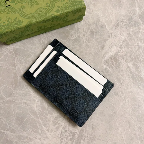 Gucci Gg Marmont Card Holder Zwart Card Holder