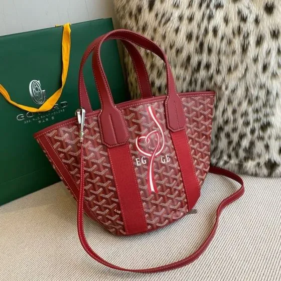 Goyard Belharra Red Tote Bag