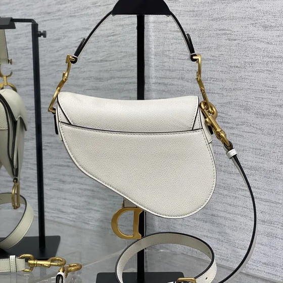 Dior Saddle Bag Weiß Crossbody