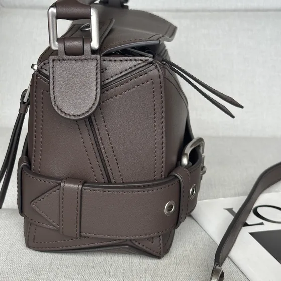 Loewe Puzzle Belt Bag Dark Marrone Belt Bag