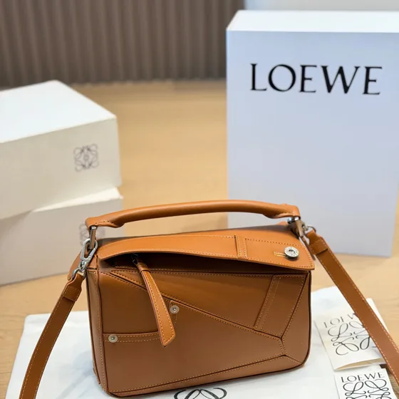 Loewe Puzzle Bag Tan Crossbody