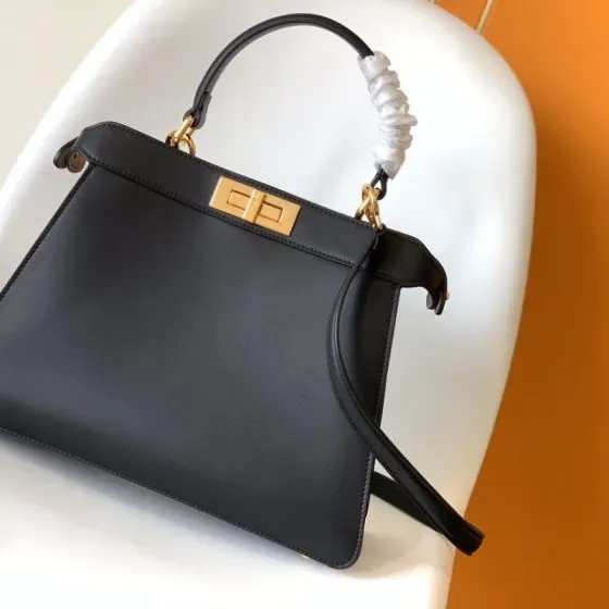 Fendi Peekaboo Iseeu Medium Black Top Handle