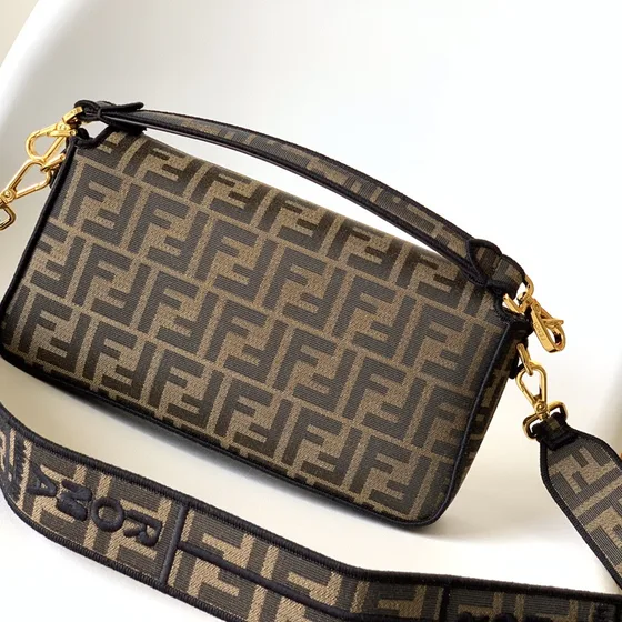 Fendi Baguette Brown Shoulder Bag