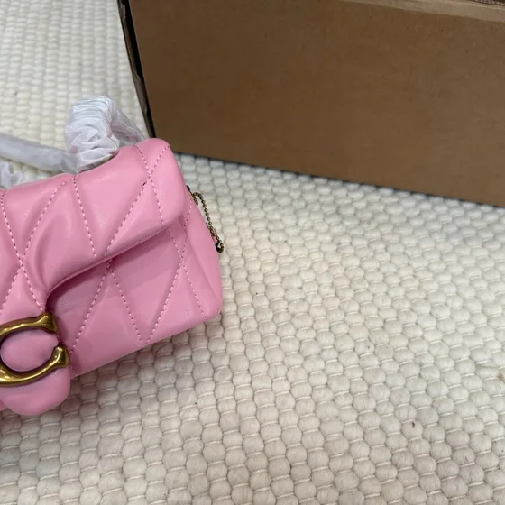 Coach Tabby Shoulder Bag 20 Quilted وردي Shoulder Bag