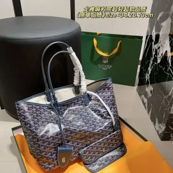 Goyard Saint Louis Grey 34x26x13cm Tote Bag