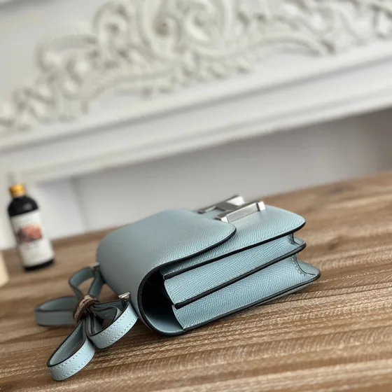 Hermes Constance Light Blå Crossbody