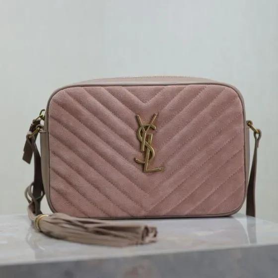 YSL Lou Camera Bag Pink Crossbody