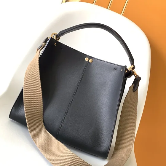 Fendi Peekaboo X-Lite Black Top Handle
