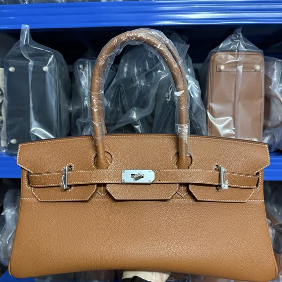Hermes Birkin Shoulder Braun Schultertasche