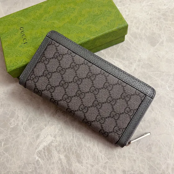 Gucci Ophidia Gg Continental Brieftasche Grau Brieftasche
