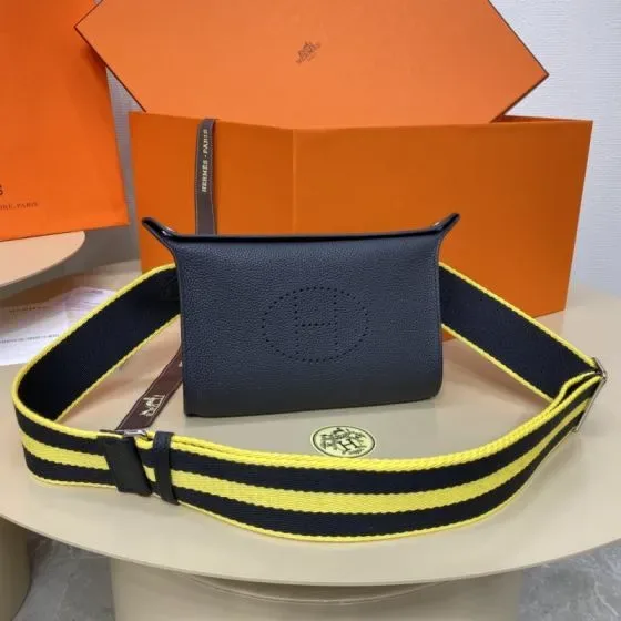 Hermes Videpoches Black Belt Bag