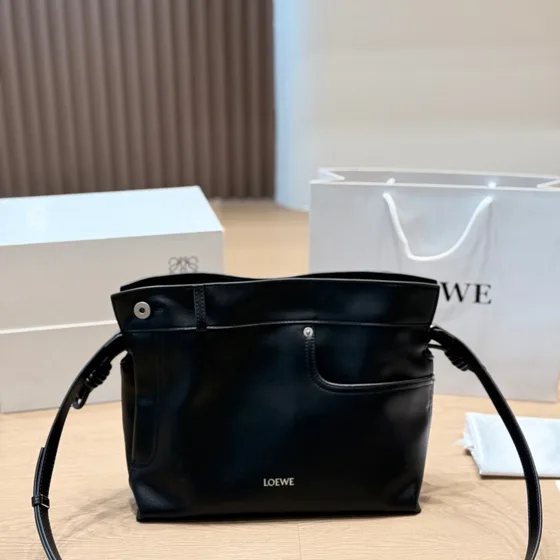 Loewe Flamenco Clutch Brown Shoulder Bag