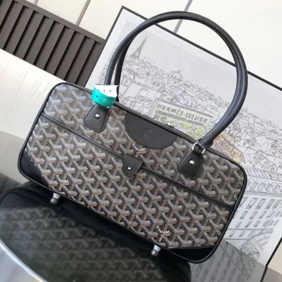Goyard Saint Martin Black Top Handle