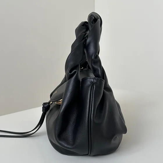 Fendi Espresso Black Top Handle