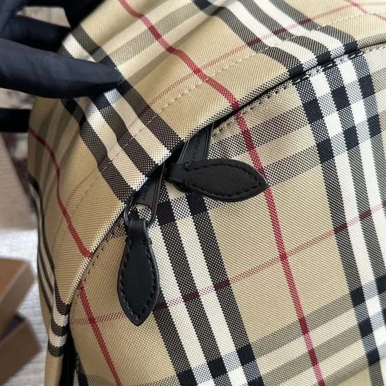 Burberry Vintage Check Nylon Rygsæk Beige Rygsæk