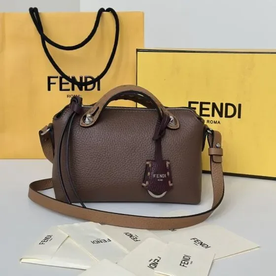 Fendi By The Way Mini Brown Top Handle