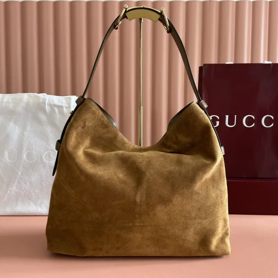 Gucci Gucci Hobo Shoulder Bag Coklat Hobo
