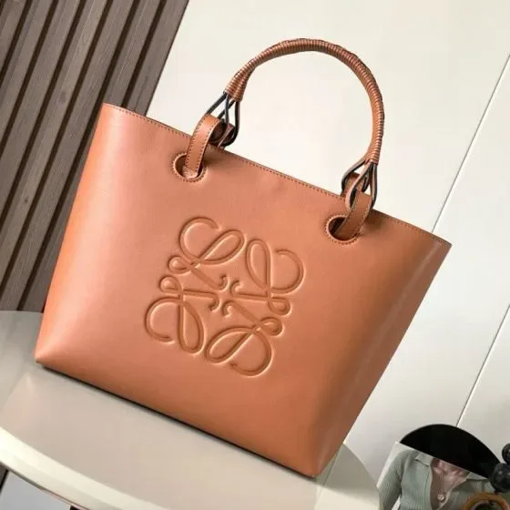 Loewe Anagram Tote Bag Tan Tote Bag