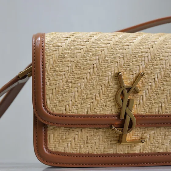 YSL Solferino بيج/بني Crossbody