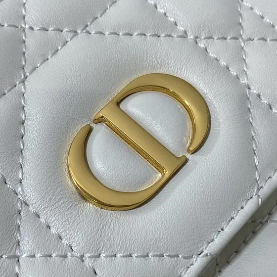 Dior Dior Caro Backpack White Backpack