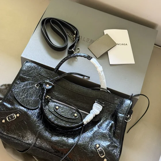 Balenciaga Le City Bag Black Top Handle