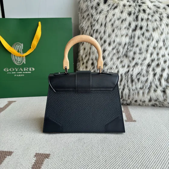 Goyard Saigon Structure Mini Bag Sort Tophåndtag