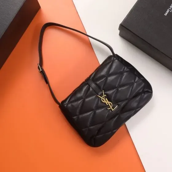 YSL Le 57 Quilted Shoulder Bag Black Shoulder Bag