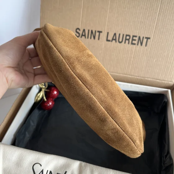 YSL Amalia 862558 สีน้ำตาล 19x13x10cm Hobo