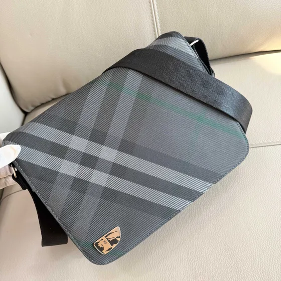 Burberry Vintage Check Crossbody Bag Grey Crossbody