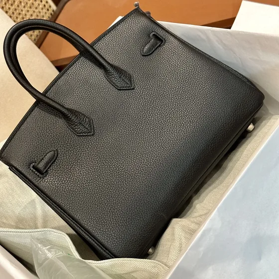 Hermes Birkin أسود Top Handle